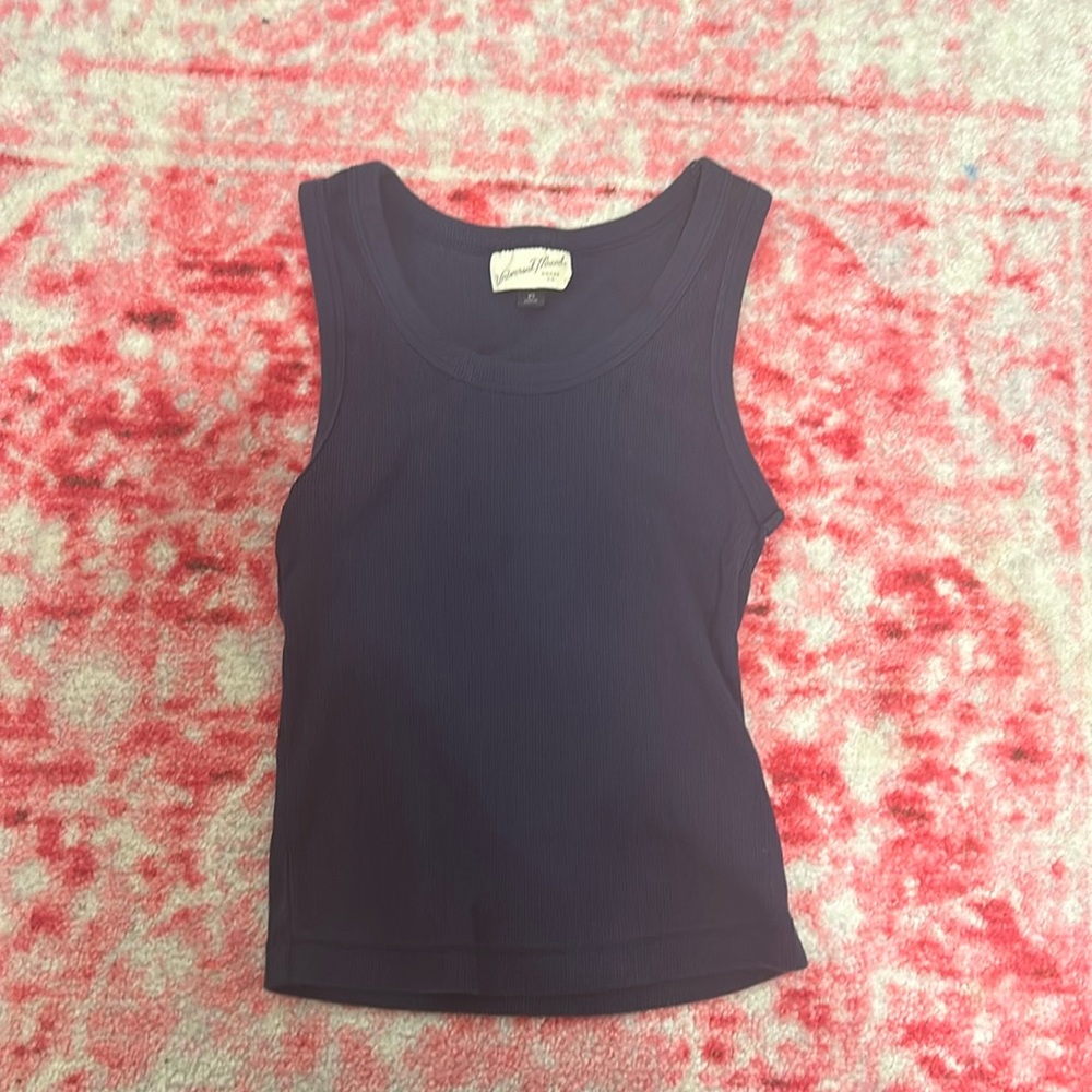 Navy tank top